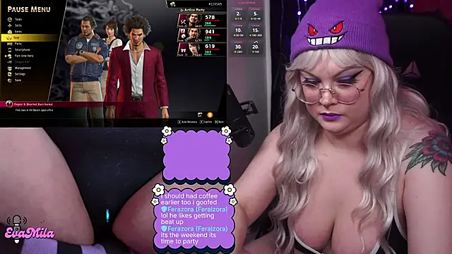 Вебкам-шоу evamila