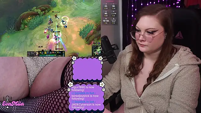 evamila Adlı Modelin Web Kamerası Şovu