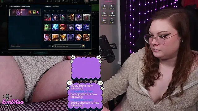 evamila's Webcam Show