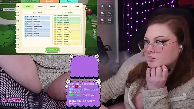 evamila Adlı Modelin Web Kamerası Şovu