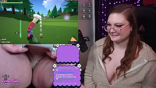 Show de webcam de evamila