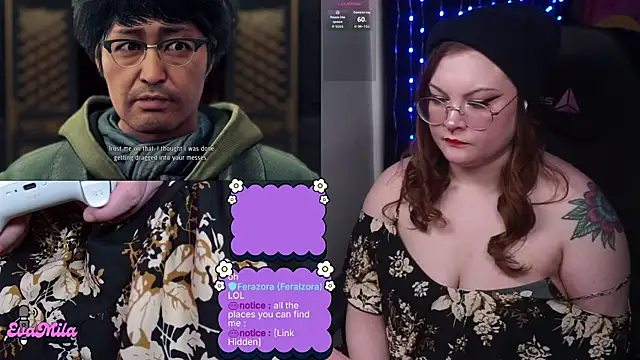 Show de webcam de evamila