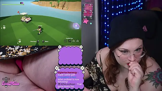 evamila 网络视讯表演