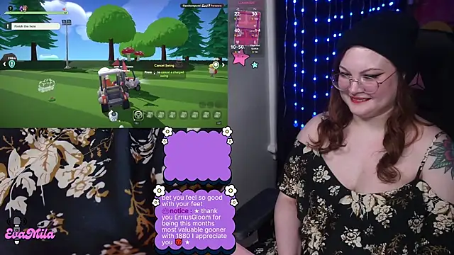 evamila 在線直播表演