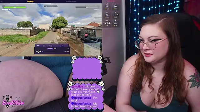 evamila Show in webcam