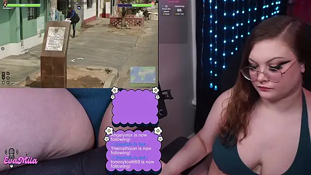 Pertunjukan Kamera Web evamila