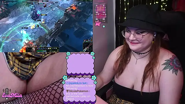 evamila Show in webcam