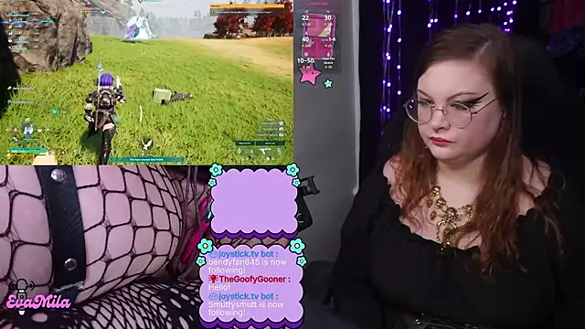 Show de webcam de evamila