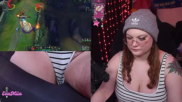 evamila webcam show