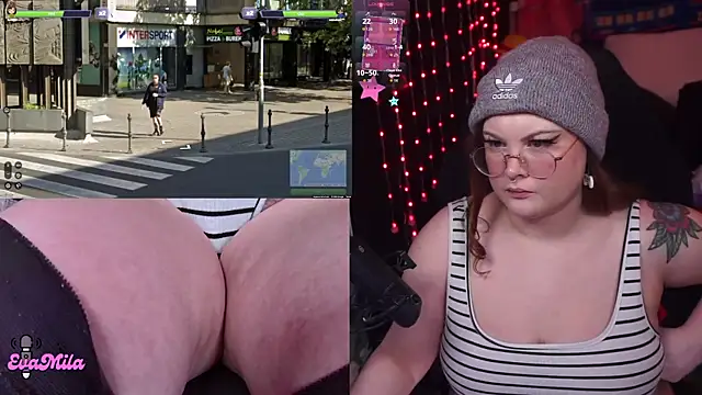 evamila webkamerás műsora