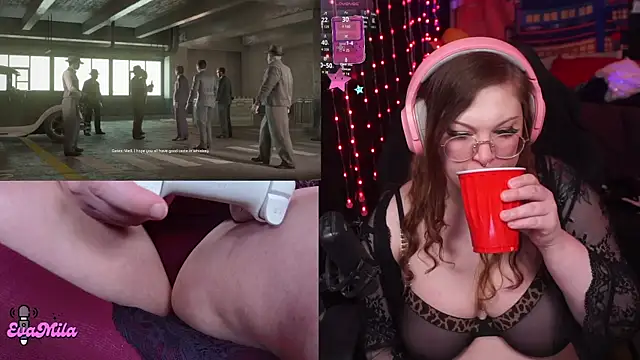 Show de evamila na webcam