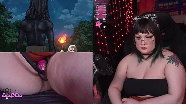 evamila Pertunjukan Webcam