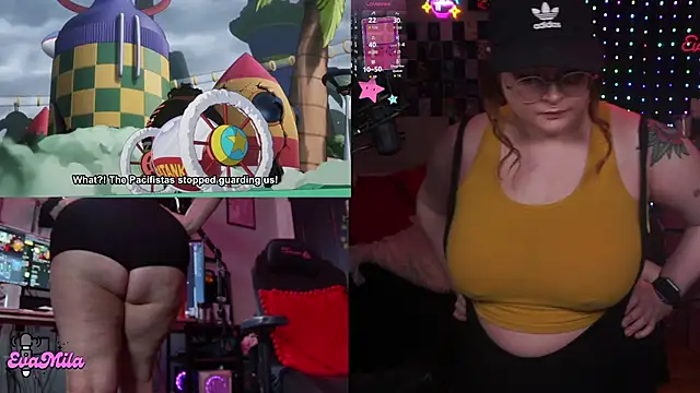 Show de webcam de evamila