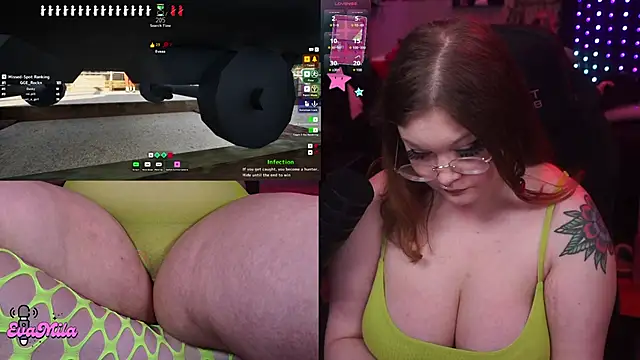 evamila webkamerás műsora
