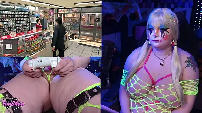 evamila webcam show