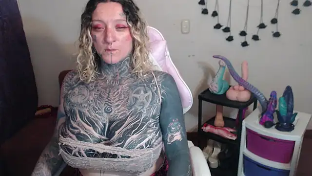 Show de SLOPPYTITSS na webcam