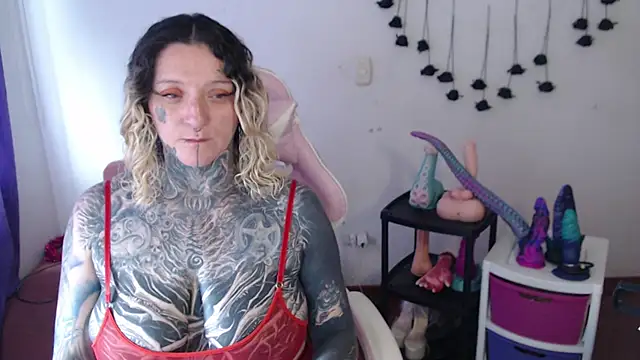 Show de SLOPPYTITSS na webcam