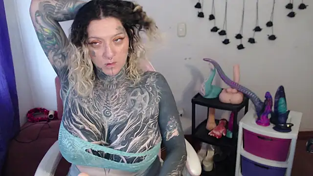 Show de SLOPPYTITSS na webcam