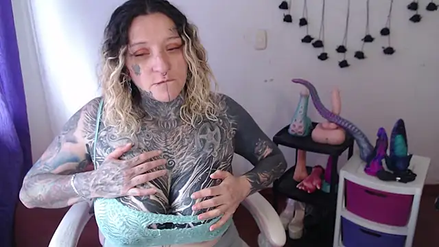 Show de SLOPPYTITSS na webcam