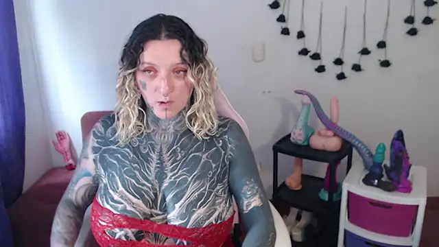 Show de SLOPPYTITSS na webcam