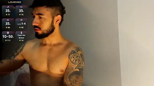 Show de MarkWalker__ na webcam