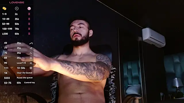 Show de MarkWalker__ na webcam