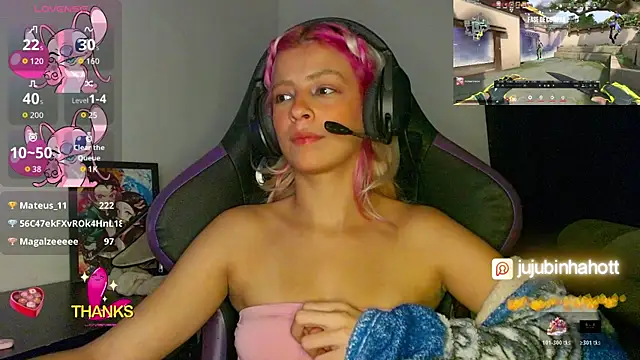 Show de jujubinhahot na webcam