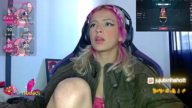 Show de jujubinhahot na webcam