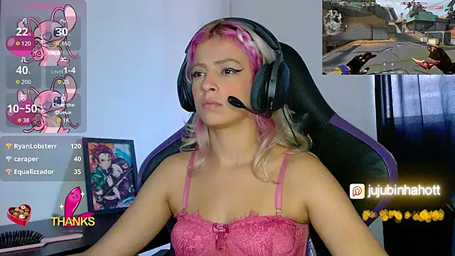 Show de webcam de jujubinhahot