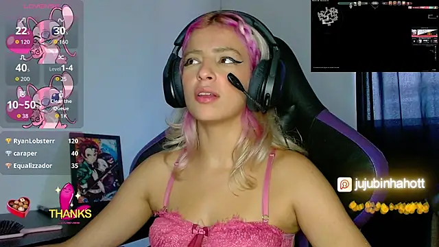 Show de jujubinhahot na webcam