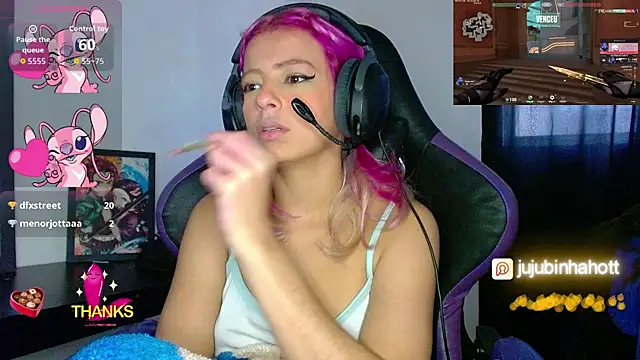 Show de jujubinhahot na webcam