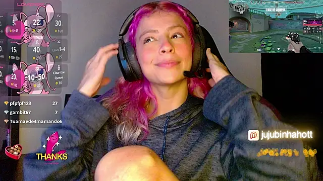 Show de jujubinhahot na webcam