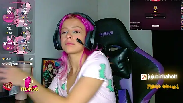 Show de webcam de jujubinhahot