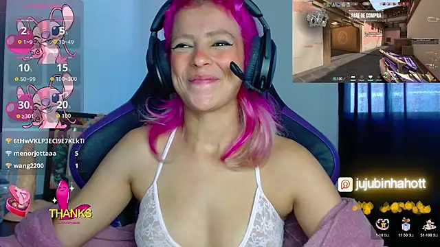 Show de webcam de jujubinhahot