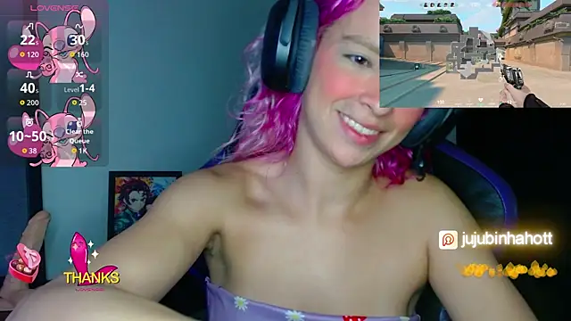 Show de jujubinhahot na webcam