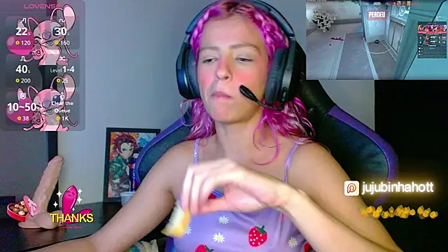 Show de jujubinhahot na webcam