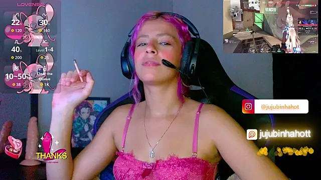 Show de webcam de jujubinhahot