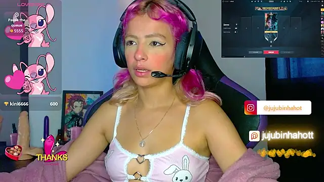 Show de jujubinhahot na webcam