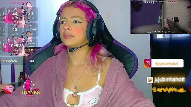 Show de jujubinhahot na webcam
