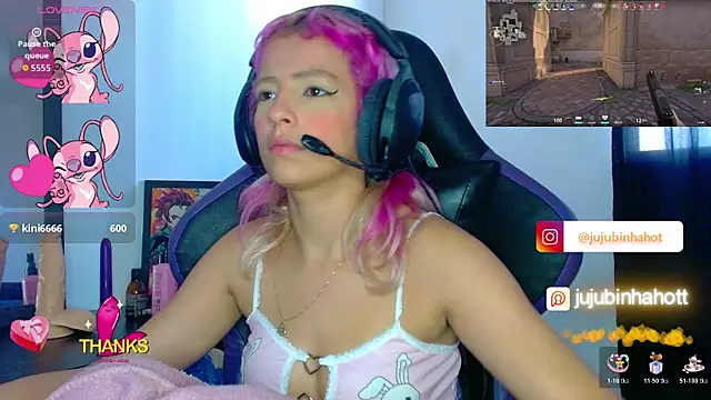 Show de jujubinhahot na webcam