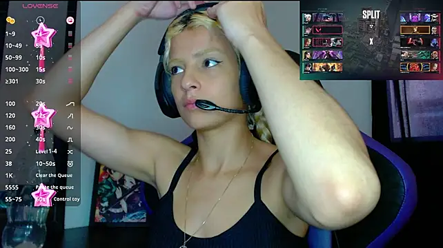 Show de webcam de blondegamerr