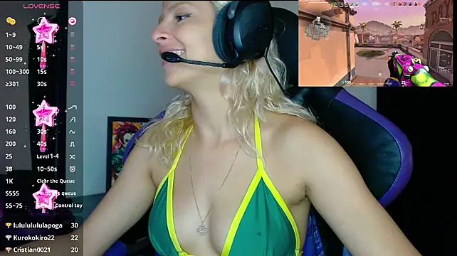 Show de webcam de blondegamerr