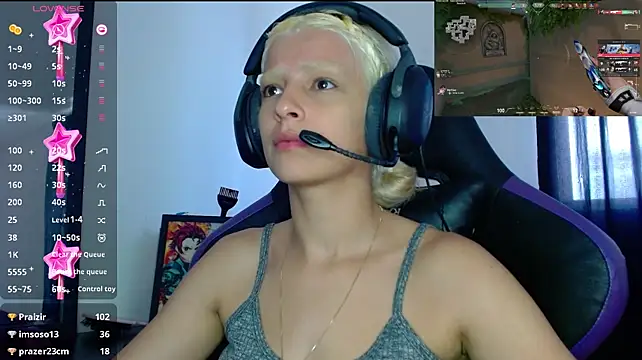 Show de webcam de blondegamerr