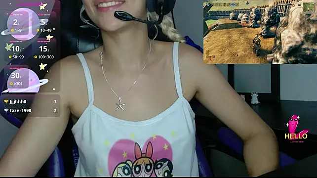 Show de webcam de blondegamerr