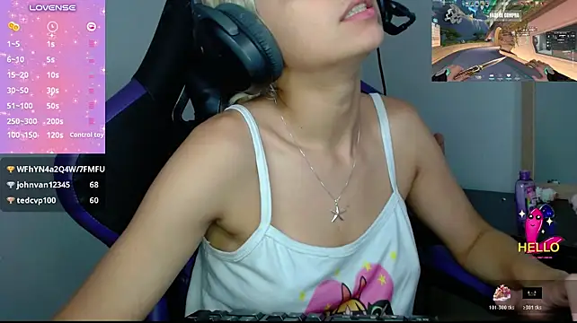 Show de webcam de blondegamerr