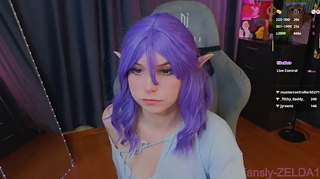 zelda_1 Adlı Modelin Web Kamerası Şovu