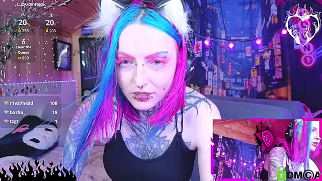 NekoCyber Adlı Modelin Canlı XXX Sohbeti