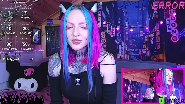Chat XXX ao vivo de NekoCyber
