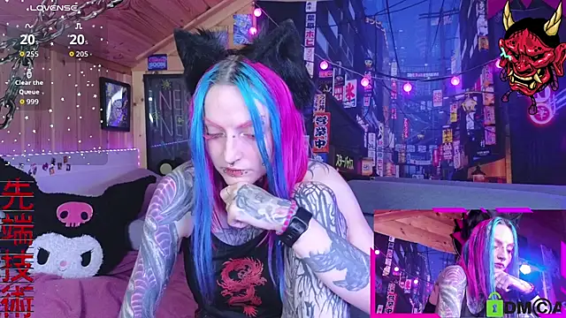 Chat +18 de NekoCyber ao vivo