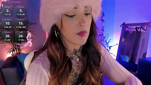 Pertunjukan Kamera Web Megan_inked